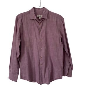 Joseph Abboud Men’s Button Down Long Sleeve Dress Shirt Collar Plaid Shi…